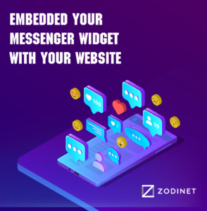 embedded messenger widget