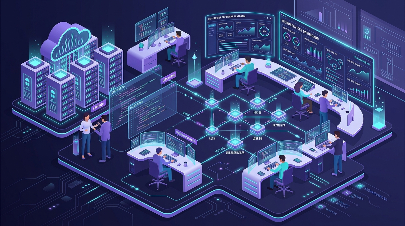 Enterprise software development services and digital transformation at Zodinet Vietnam